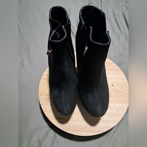 Black Ankle Platform  Boots